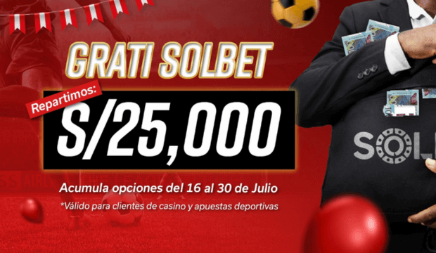 Solbet atribuye más de S/ 25.000 en premios